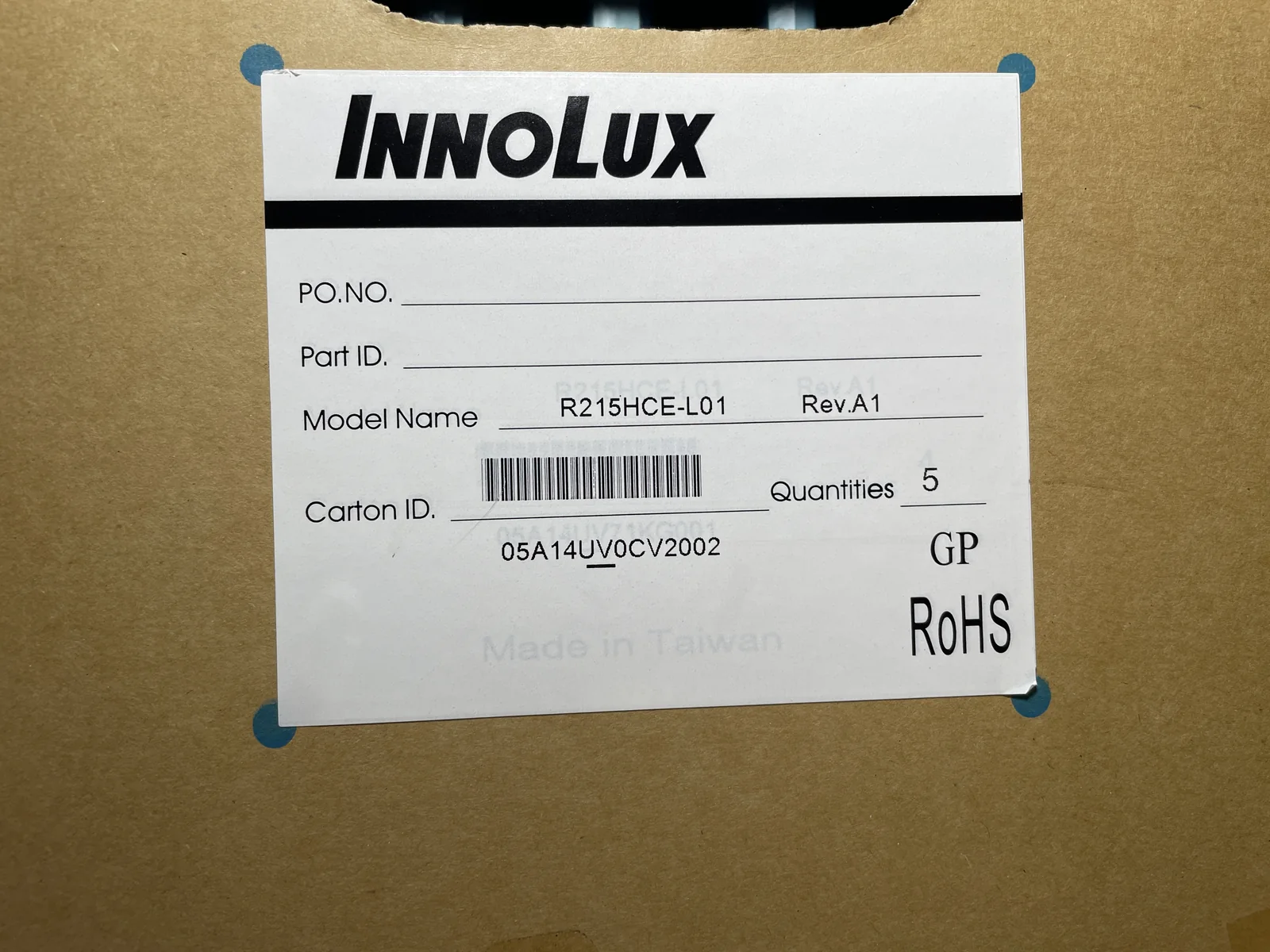 Innolux R215HCE-L01 — product photo 2